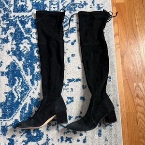 Stuart Weitzman Black Over-the-Knee Boots
